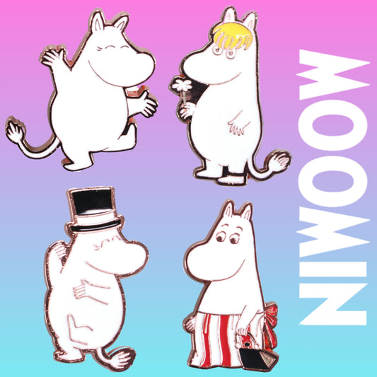 Moomin Metal Pin Badges