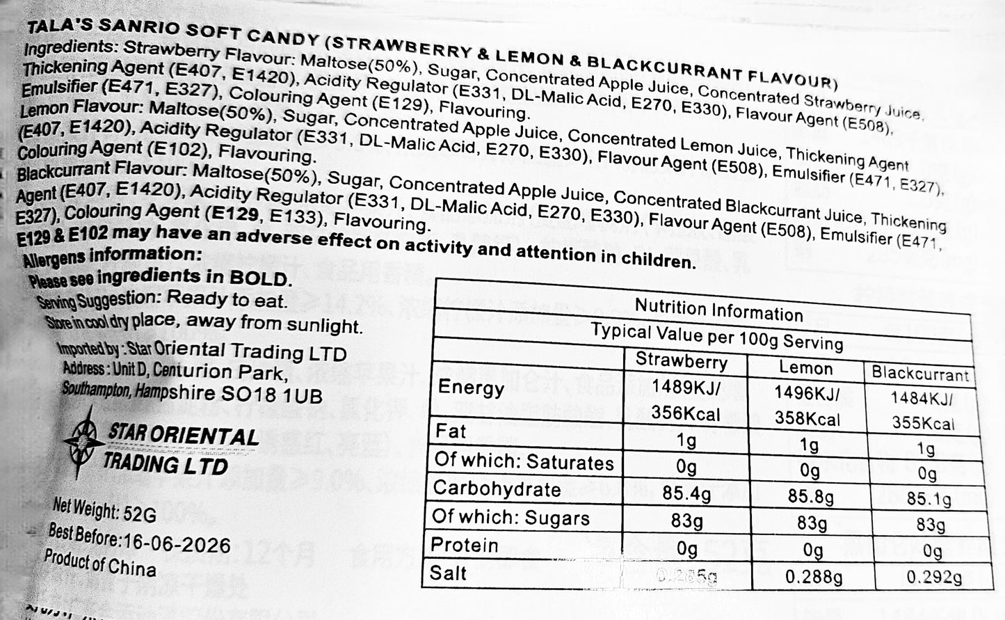 Sanrio Gummies with Mystery Badge!