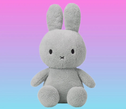 Miffy Grey Terry Plush 33cms
