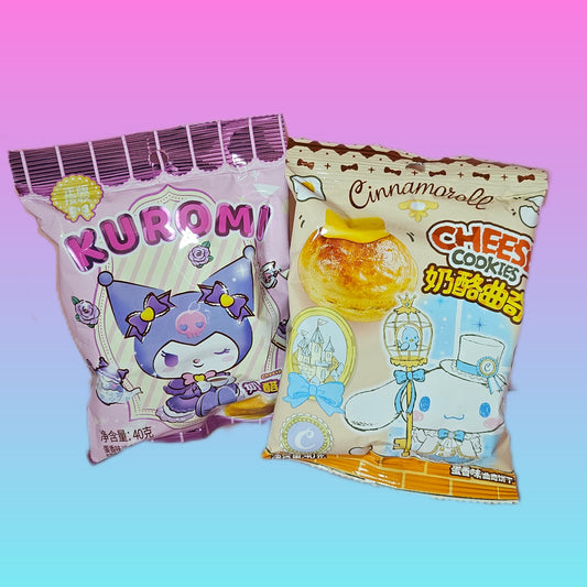 Sanrio Cheese Cookies (Egg Flavour) Kuromi / Cinnamoroll