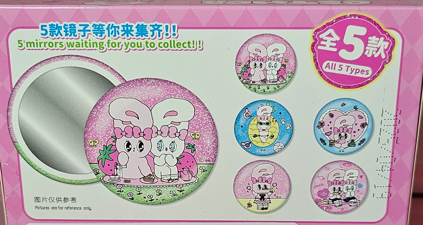 Esther Bunny Strawberry Rice Snacks with Mirror