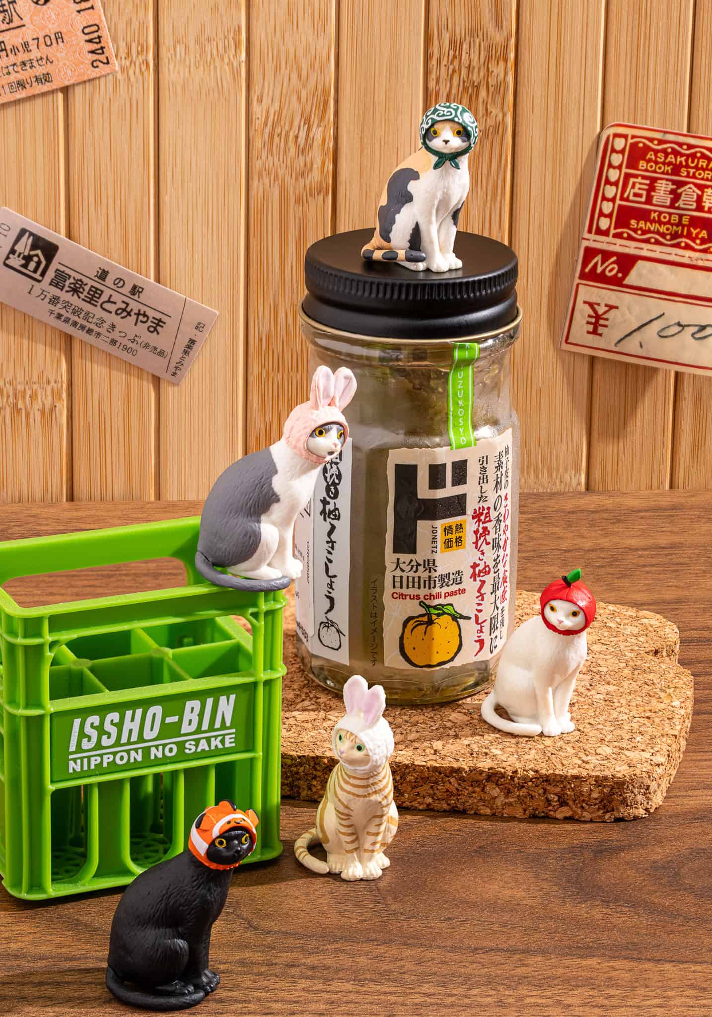 Cats in Caps Japanese Blind Box Kitan Club