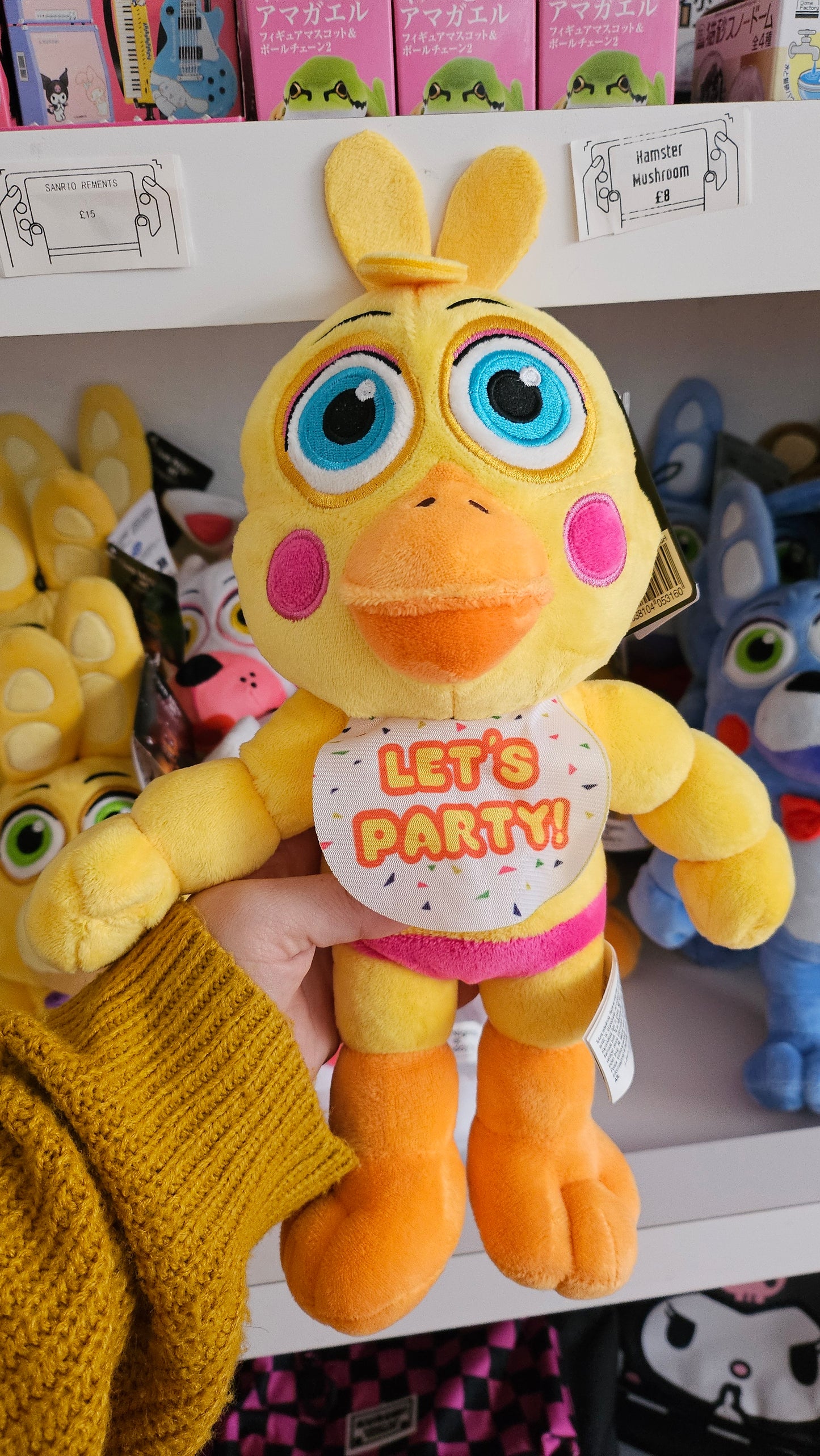 Five Nights At Freddy's Plush, Toy Freddy, Toy Chica, Toy Bonnie, Funtime Foxy, Spring Bonnie, Marionette by Good Stuff