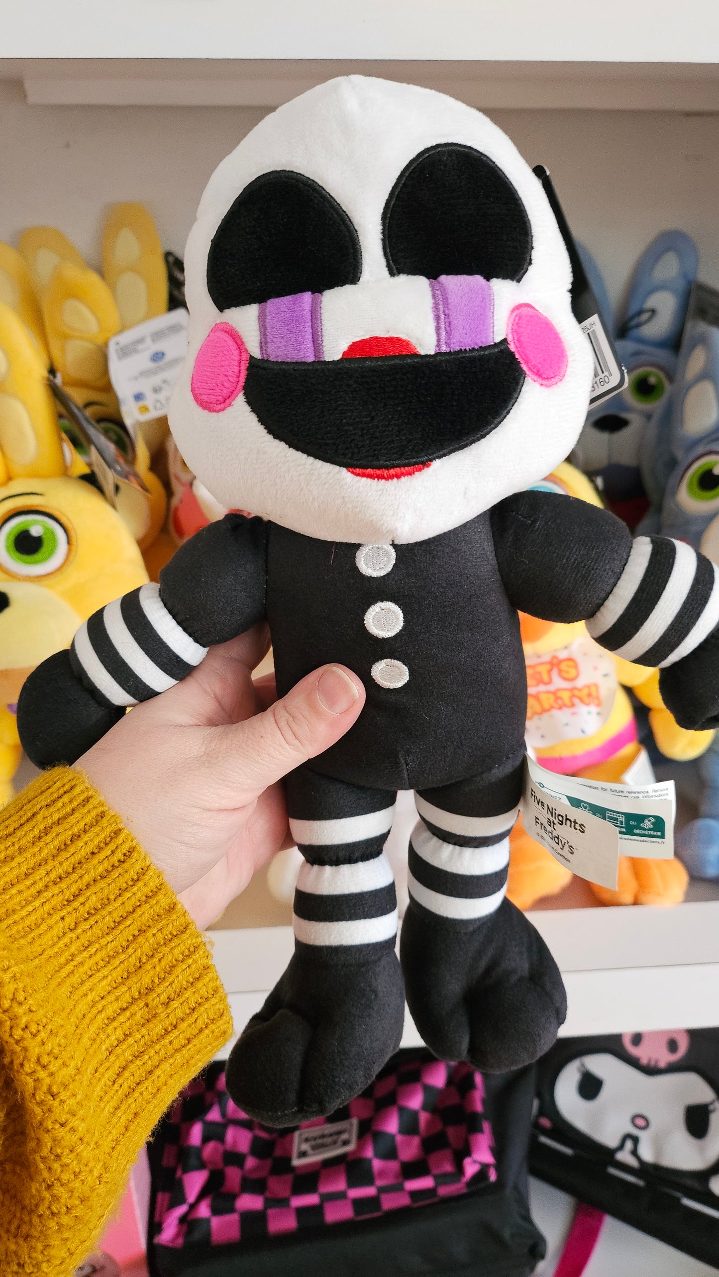 Five Nights At Freddy's Plush, Toy Freddy, Toy Chica, Toy Bonnie, Funtime Foxy, Spring Bonnie, Marionette by Good Stuff