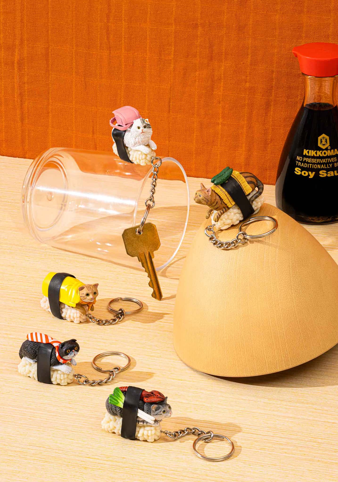 Sushi Cat Keychain Japanese Blind Box